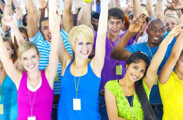 Group of people at an event — Stock Photo, Image