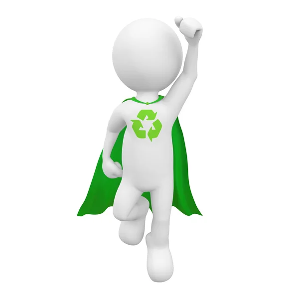 Super-herói verde — Fotografia de Stock