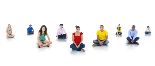 Youth sitting — Stock Photo, Image