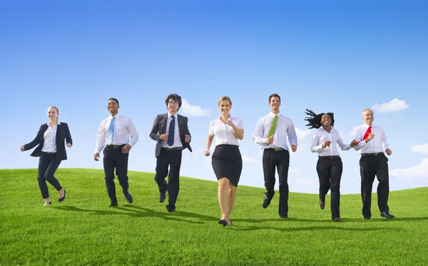 Business People Running — Stock Photo, Image