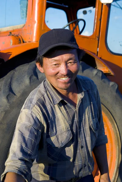 Mongoolse landbouwer — Stockfoto