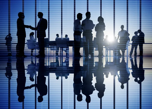 Empresários em reunião — Fotografia de Stock