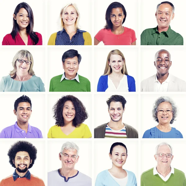 Retrato de gente alegre de negocios — Foto de Stock