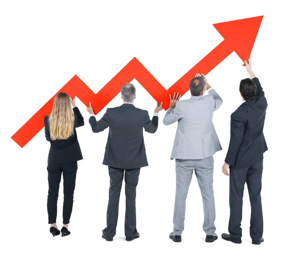 Business People on Economic Recovery — Stock Photo, Image