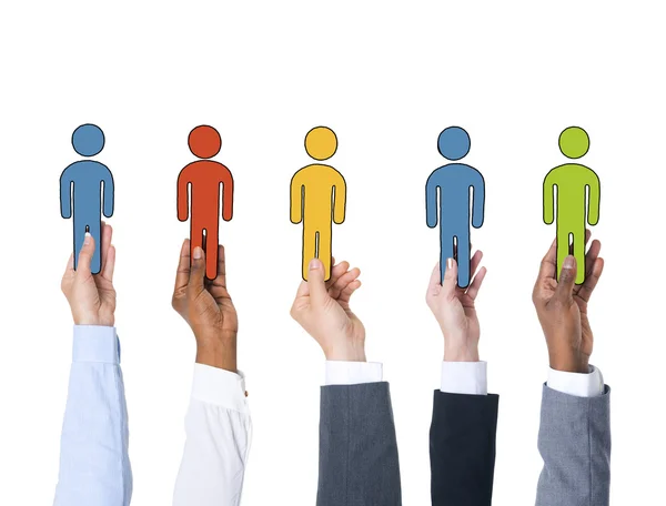 People Holding Individuality Concepts — Stock Photo, Image