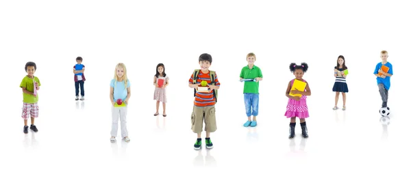 Group of Children Going to School — Stock Photo, Image