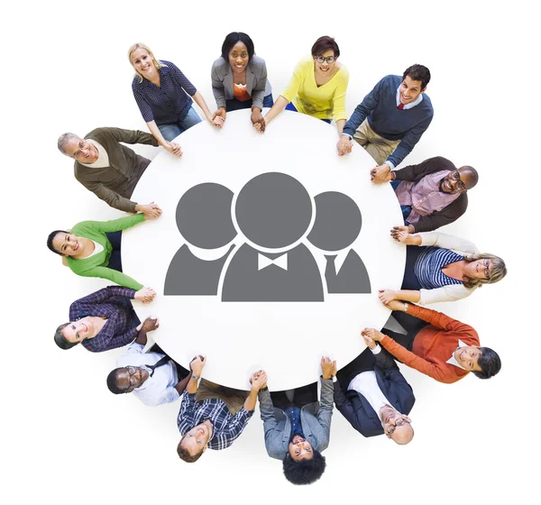 Multiethnic People Teamwork — Stock Photo, Image