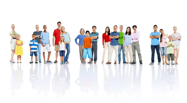 Large Group of People — Stock Photo, Image