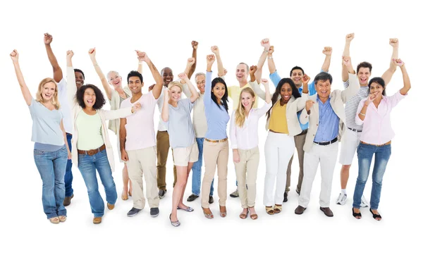 Grupo de personas Celebrando — Foto de Stock