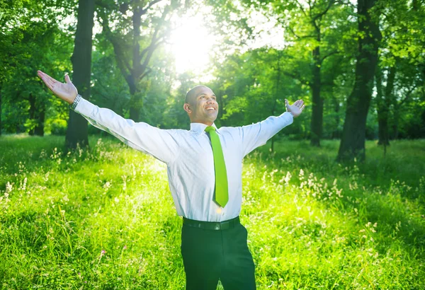 Businessman relaxing — Stock Photo, Image