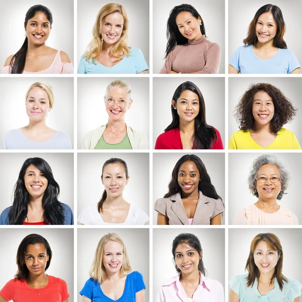 Multi-Ethnics women — Stock Photo, Image