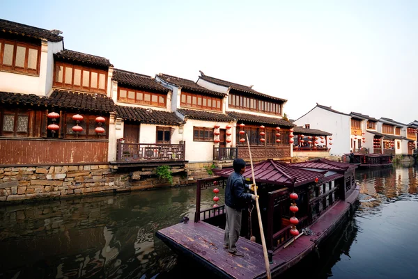 Giardini e canali a Suzhou — Foto Stock