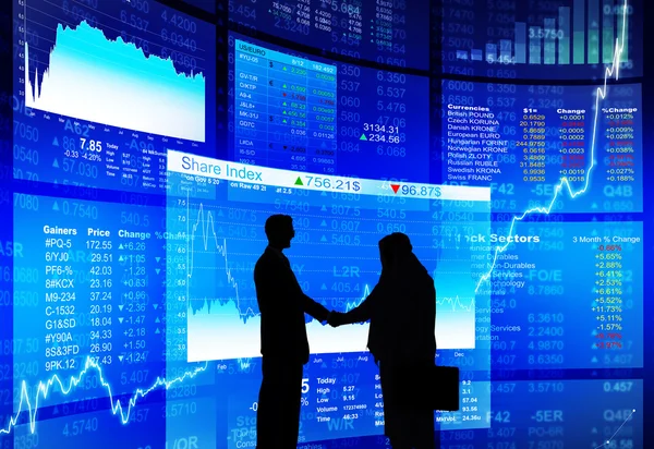 Megállapodás két üzletember — Stock Fotó