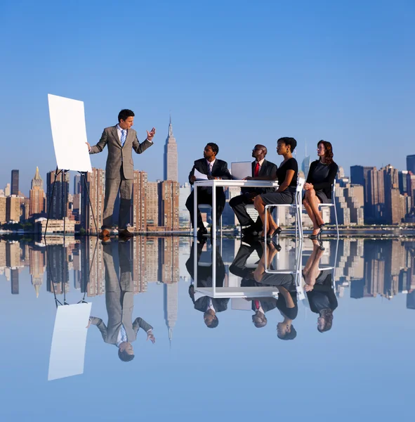 Reunião de negócios em Nova York — Fotografia de Stock