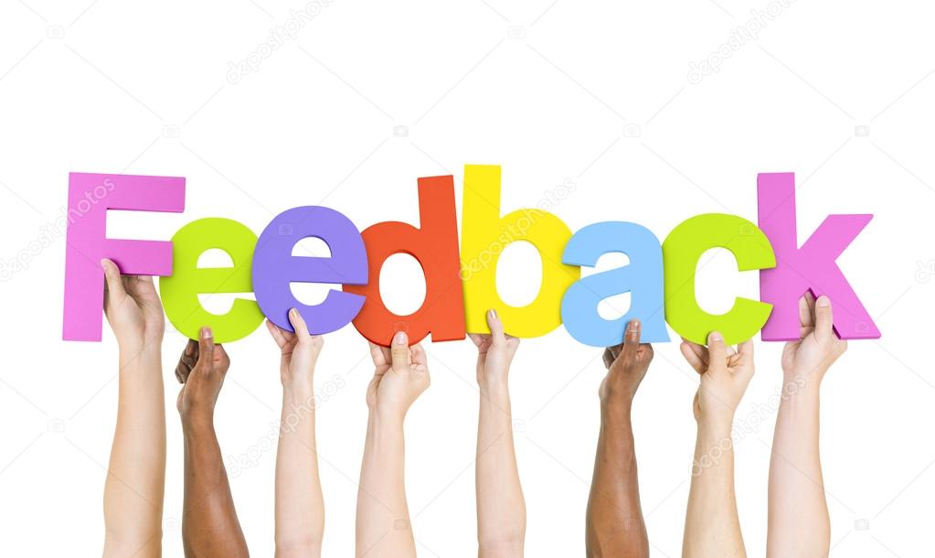 People Holding Word Feedback