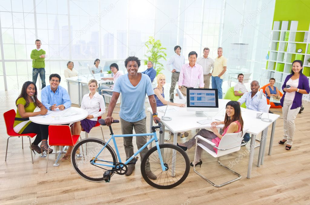 Group of Business People in Office