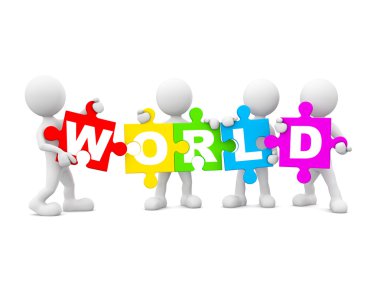 insanlar çok renkli alfabe holding