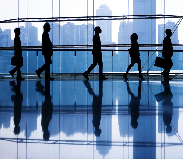 Business people in morning — Stock Photo, Image