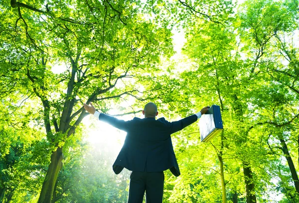 Businessman relaxing — Stock Photo, Image