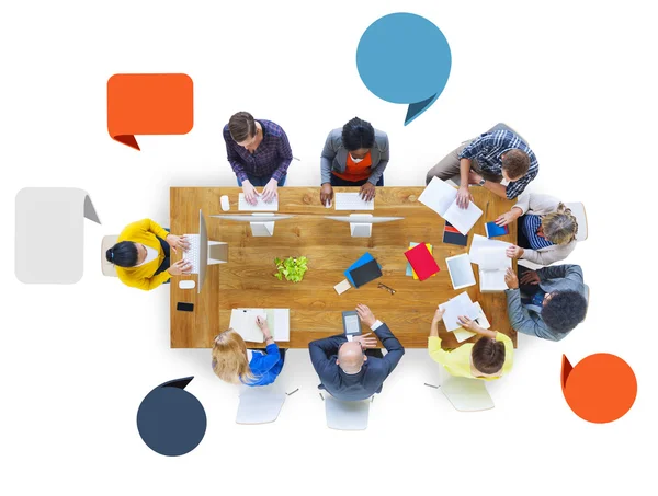 Diverse Business People Working in Team — Stock Photo, Image