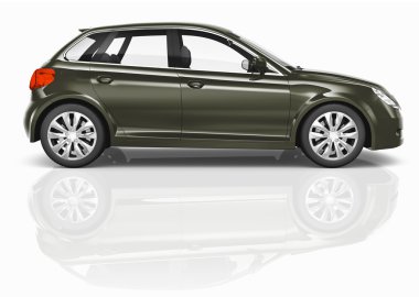 3D hatchback otomobil