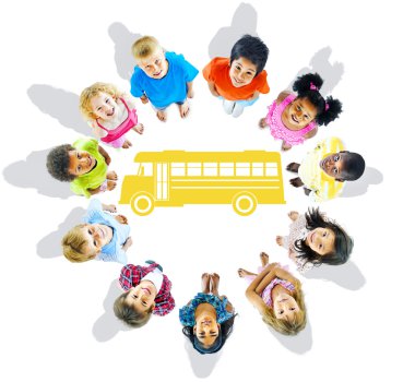 çocuklar ve okul Servisi
