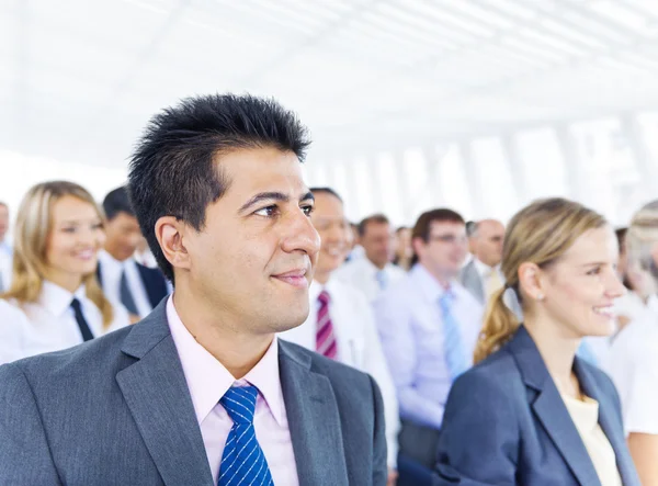 Business man smiling — Stock Photo, Image