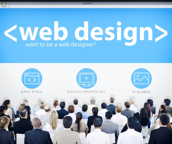 Business People al Seminario di Web Design — Foto Stock