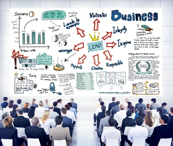 비즈니스 세미나에 사람들 — 스톡 사진