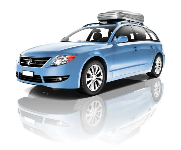 Blue Car — Stock Photo, Image