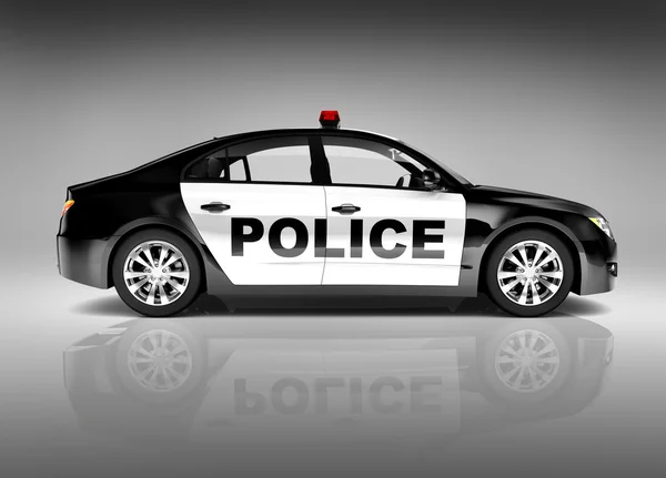 3D rendőrségi autó — Stock Fotó