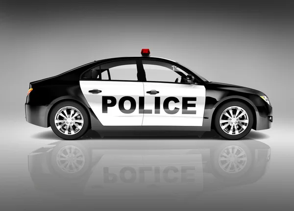 3D police car — Stock Photo, Image