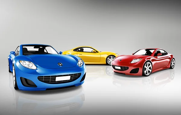 Collection of Sport Cars — Stock Photo, Image