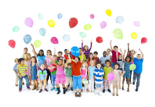 A gyerekek ünneplő — Stock Fotó