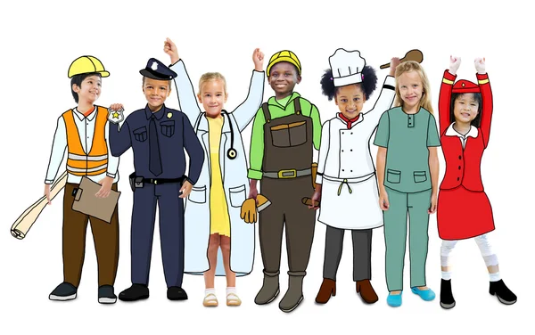 Çocuk rüyalarda üniforma iş