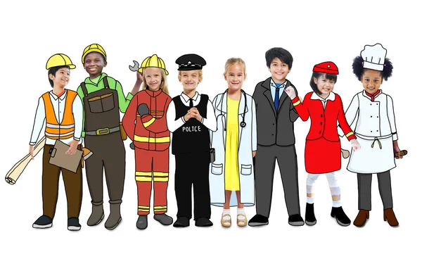 Çocuk gelecek giyen üniforma iş