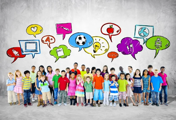 Group of children Standing — Stock Photo, Image