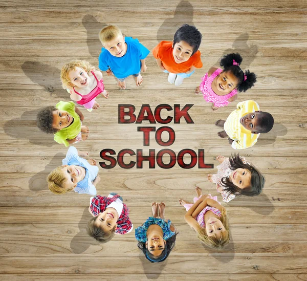 Bambini con Back to School Concept — Foto Stock