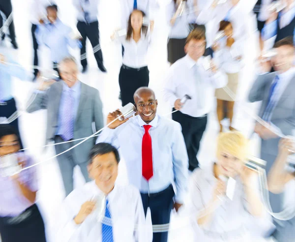 Geschäftsleute kommunizieren — Stockfoto