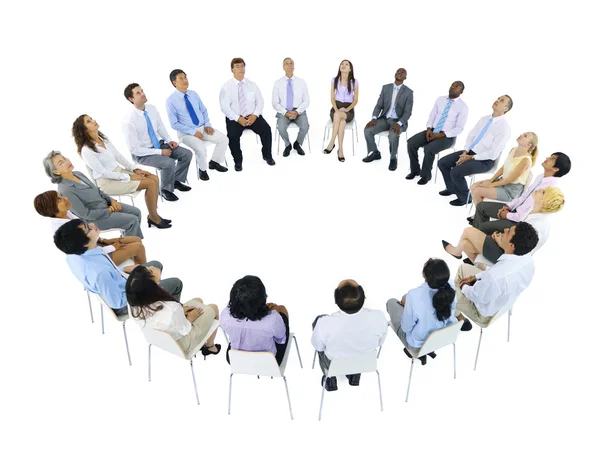 Business People in Circle — Stock Photo, Image
