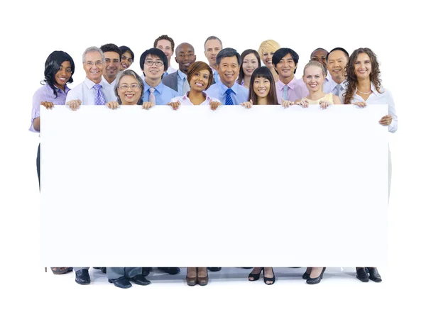 Business People Holding Board — Stock Photo, Image