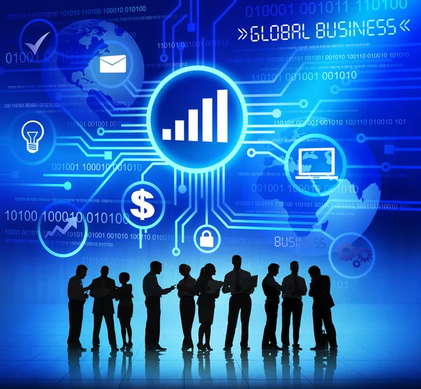 Business People and Global Business Concepts — Stock Photo, Image