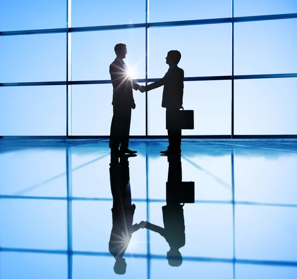 Two Businessmen Handshaking — Stock Photo, Image