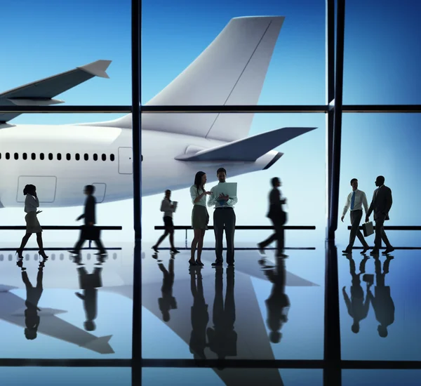 Business People in Airport — Stock Photo, Image