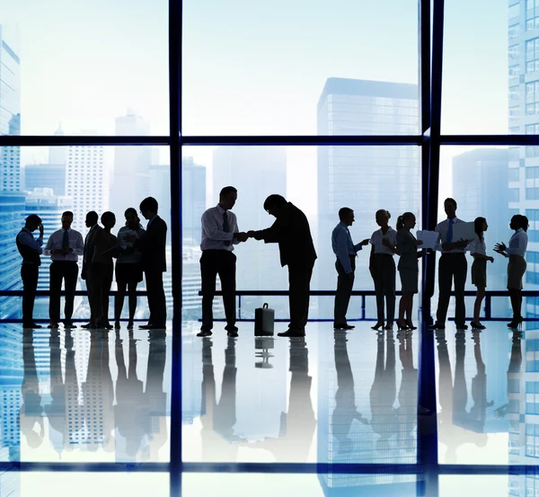 Business People Greeting — Stock Photo, Image