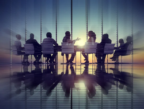 Vergadering van zakenmensen — Stockfoto