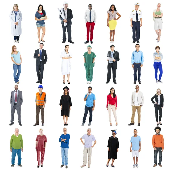 People with different jobs — Stock Photo, Image