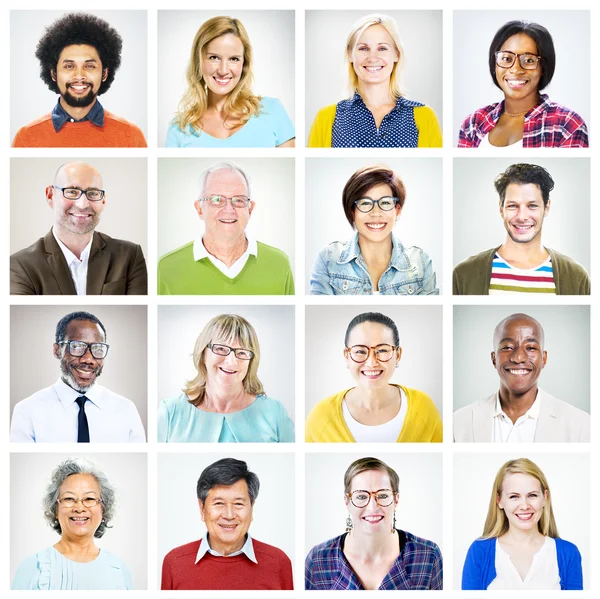 Multiethnic Cheerful People — Stock Photo, Image