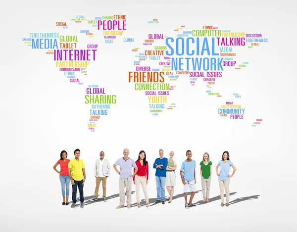 People and Social Networking — Stock Photo, Image