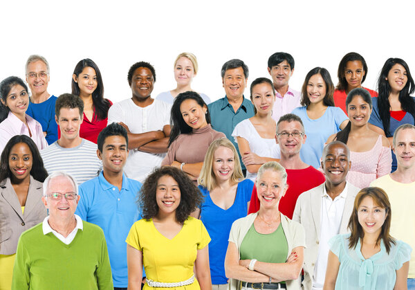 Multi Ethnic Group Of People